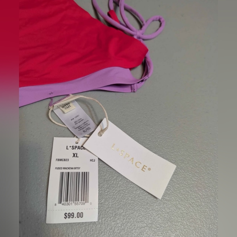 NWT L*Space Fused Mackena bikini bottoms, size XL - Picture 3 of 4